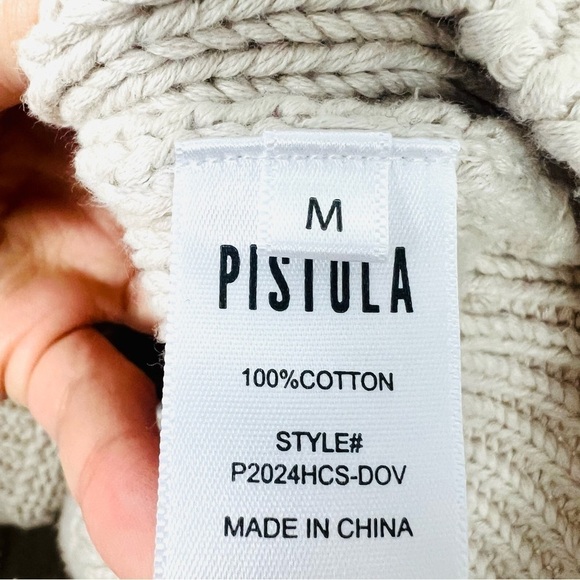 PISTOLA Kiran V-Neck Pullover Vest sweater size M - Picture 8 of 8